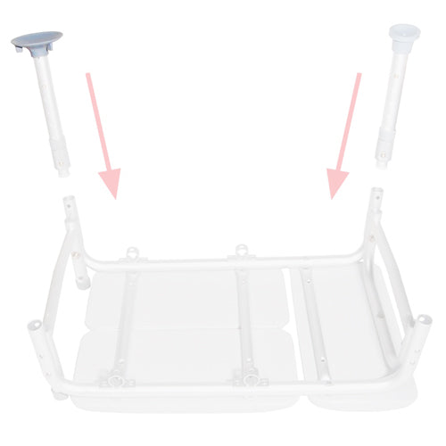 Large suction tips for transfer bench pair