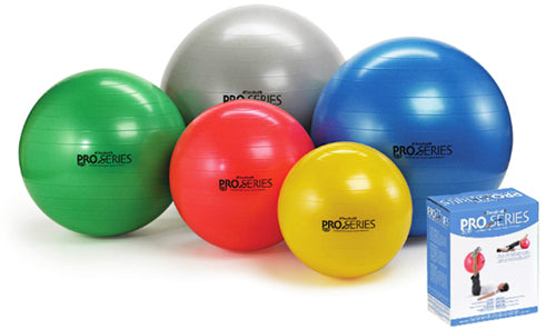 Pro-series exercise ball slow-deflate green 65 cm.