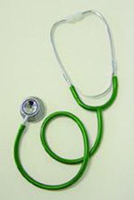 Dual head red stethoscope 22