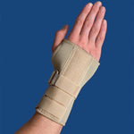 Thermoskin carpal tunnel brace w/ dorsal stay med right beige