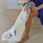 Waterproof cast & bandage protector adult wide short leg