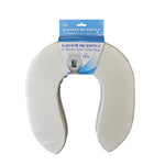 Elevate me softly blue jay 2  raised soft toilet seat