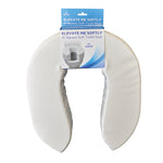 Elevate me softly blue jay 4  raised soft toilet seat
