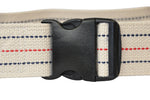 Gait belt w/ safety release 2 x60  striped blue jay brand