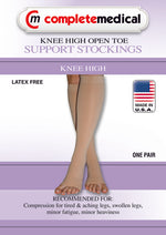 X-frm surg weight stkngs small 30-40mmhg  below knee open toe