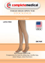 Firm surg weight stkngs medium 20-30mmhg thigh w/gartertop ct