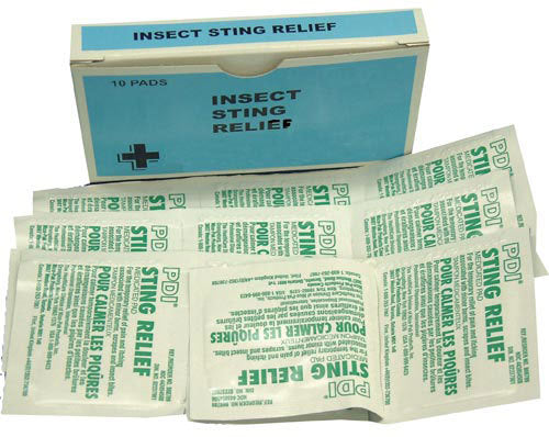 Insect sting wipes  bx/10